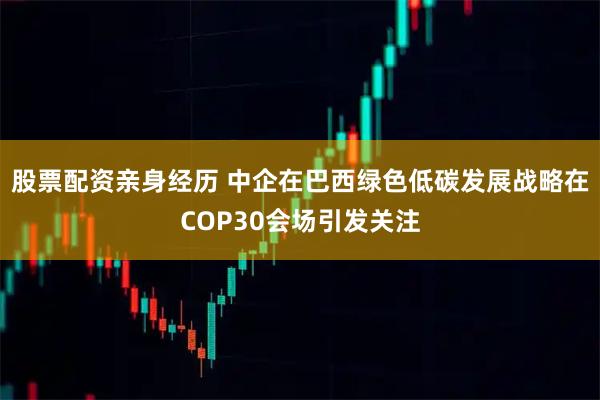 股票配资亲身经历 中企在巴西绿色低碳发展战略在COP30会场引发关注